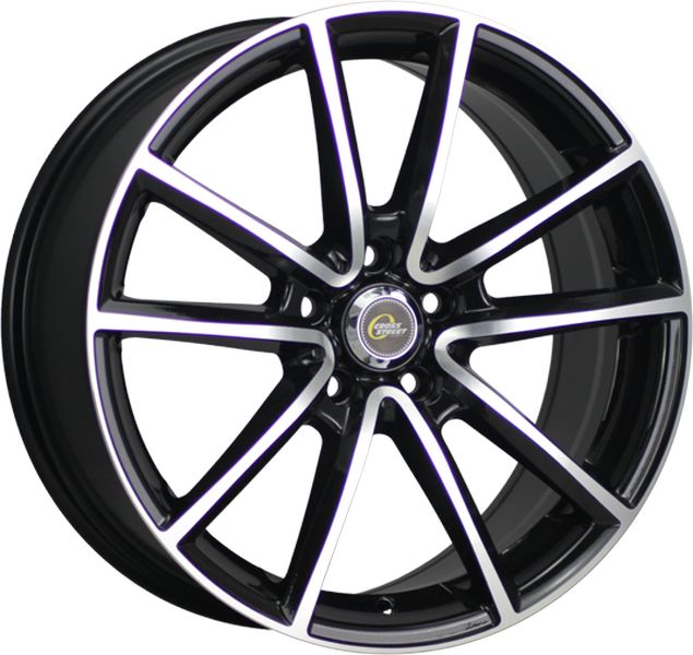 CROSS STREET Y-9100 7,5x17 5x112 ET45 D57,1 BKF/Mega Wheels