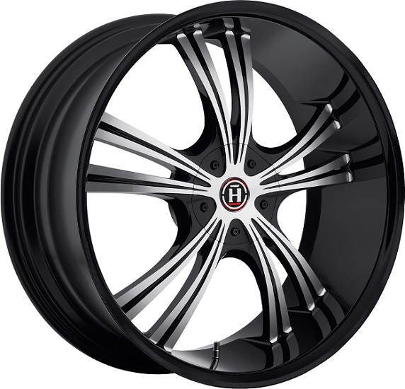 HARP Y-02 7,5x18 5x114,3 ET40 d72,6 Glossy-Black__Machined-Face__Glossy-Black-Lip